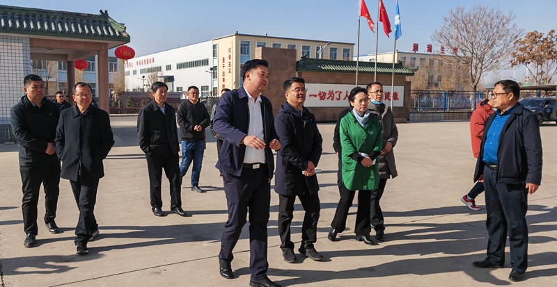 石嘴山市委常委武裕國蒞臨興康恒潤指導工作